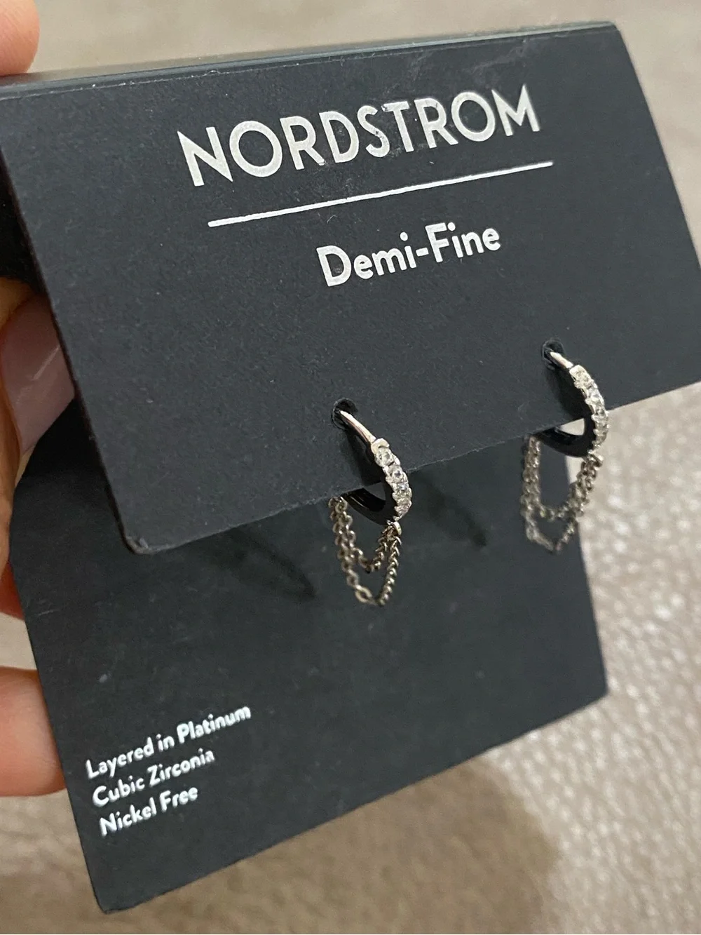 Nordstrom draping chains
